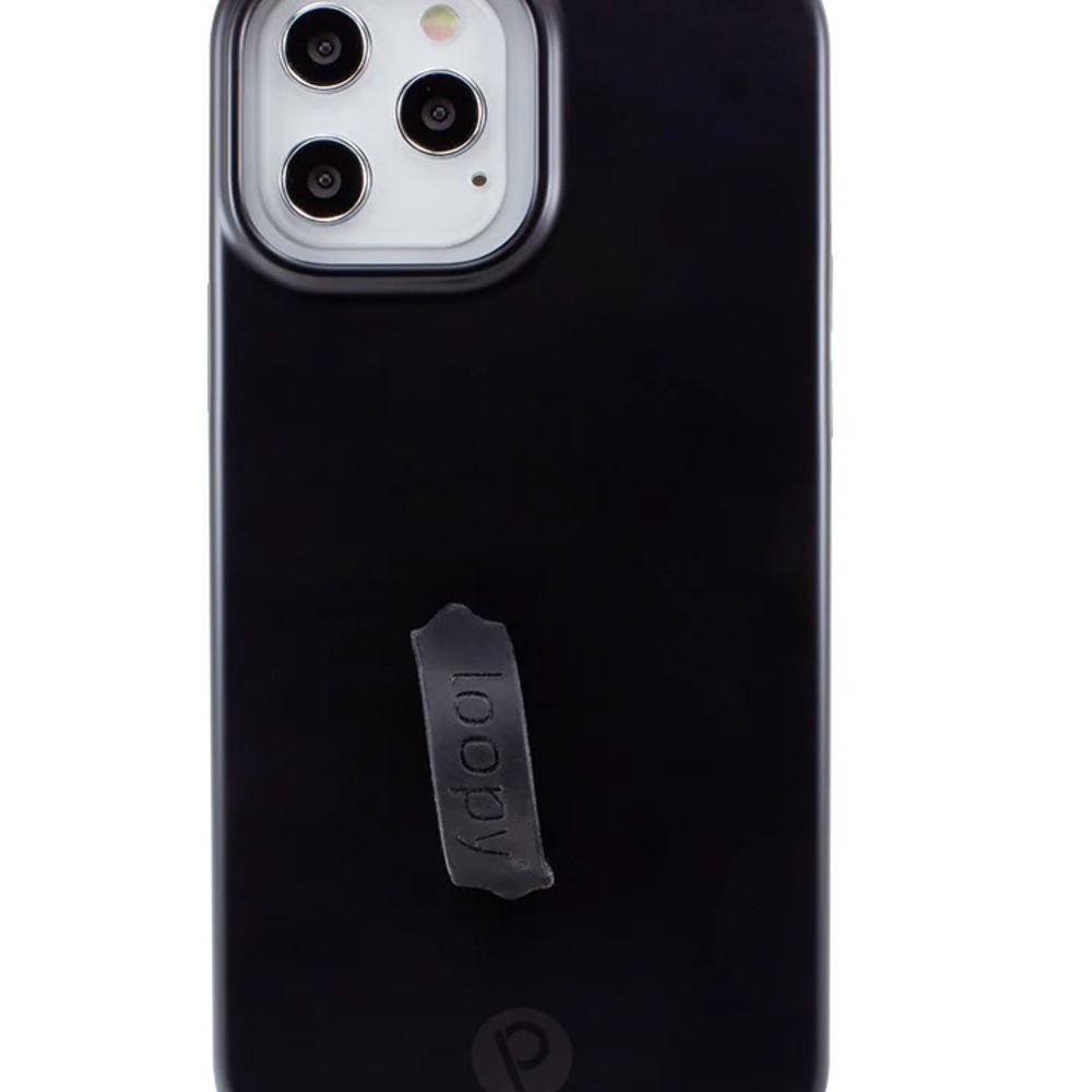 Loopy Case Stealth Black Phone Case - Righty - iPhone 13 Pro Max